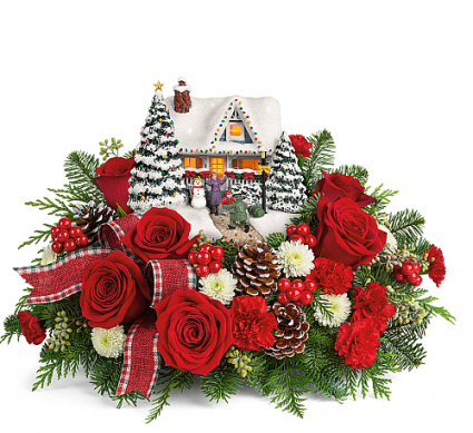 Thomas Kinkade's Hero's Welcome Bouquet 