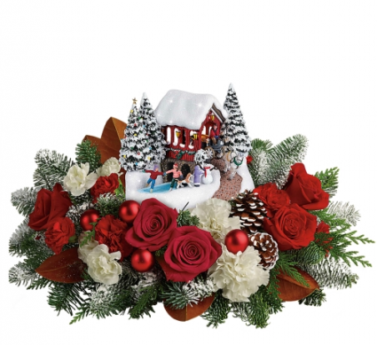 Thomas Kinkade's Snowfall Dreams Bouquet 