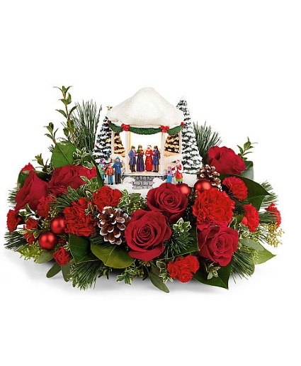 Thomas Kinkade's Sweet Sounds Of Christmas Arrangement