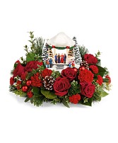 Thomas Kinkade's Sweet Sounds of Christmas Centrepiece