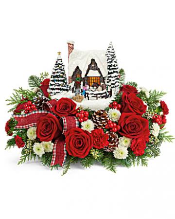 Thomas Kinkade's Warm Winter Wishes Bouquet Bouquet