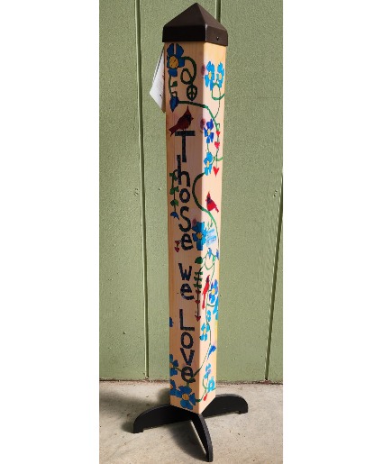 Those We Love Don't Go Away 42: XL Sympathy Art Pole