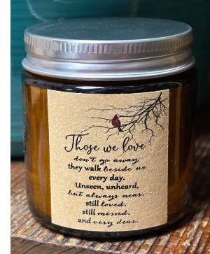 Those We Love Small Scented Candle Gardenia Scented Bereavement Candle