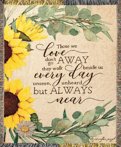 Those We Love Tapestry Throw 