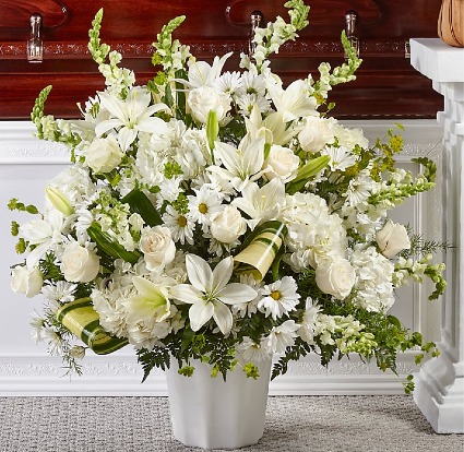 FTD Thoughts of Tranquility Floor Basket Deluxe