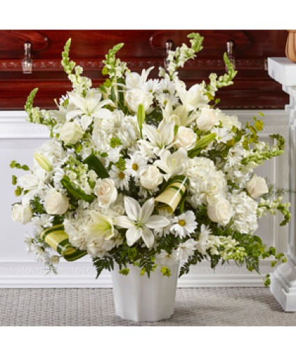 Thoughts Of Tranquility S5253d Sympathy Arrangement in Fort Worth