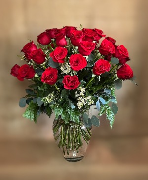 Three Dozen Red Roses 