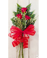 Three red rose  