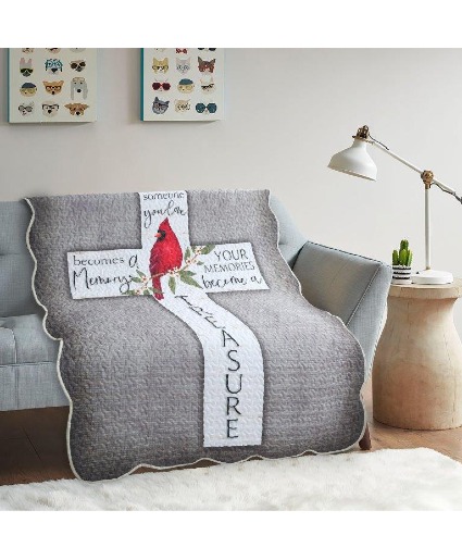 THROW MEMORIES BECOME A TREASURE WITH CARDINAL SYMPATHY OR GIFT