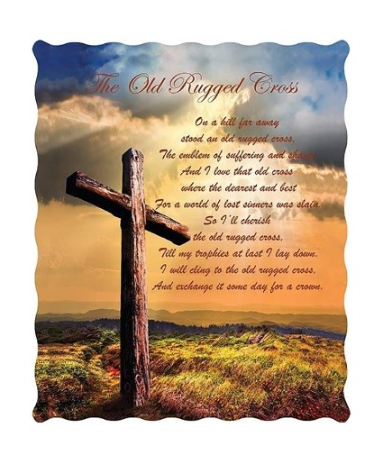 THROW THE OLD RUGGED CROSS SYMPATHY OR GIFT