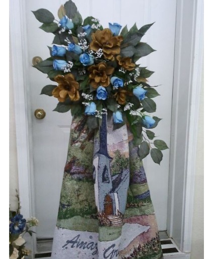 Throw with flowers  Gift