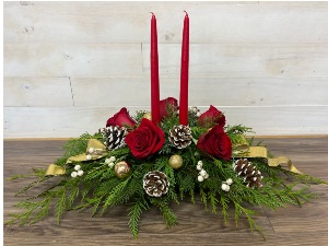 Traditional Christmas Centerpiece    