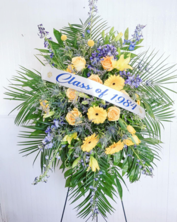Tiger Pride Custom Tribute Standing Spray in Bay Saint Louis, MS | The French Potager