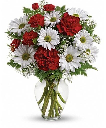 Timeless Amour Vase arrangement