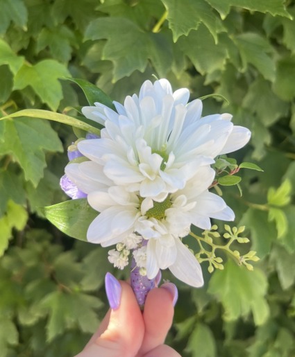 Timeless Daisy Boutonniere