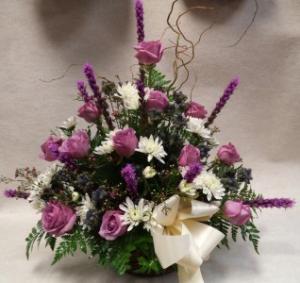 Timeless Devotion Basket Arrangement