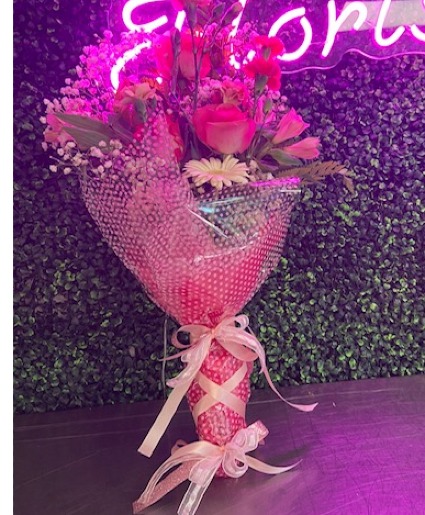 Tiny Dancer Pink array of pink flowers