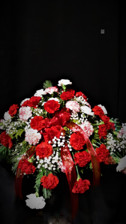Tis The Season of winter casket spray