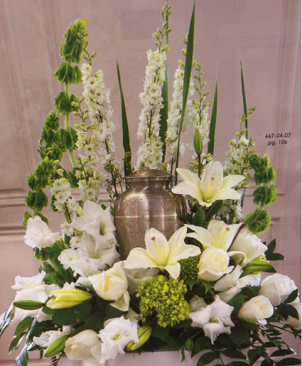 To the end of Time Cremation Flowers