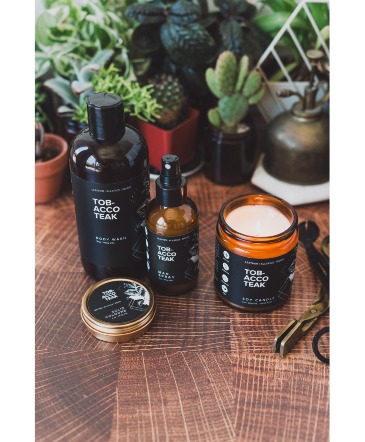 Tobacco Teak Blissful Retreat Gift Box Gift set in Payson, AZ | Arizona Wildflowers & Gifts