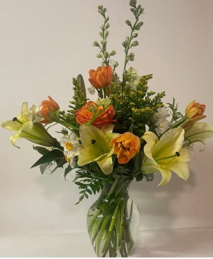 True capture of spring vase