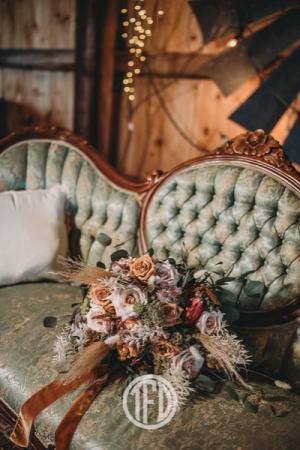 Toffee I love you Bridal bouquet