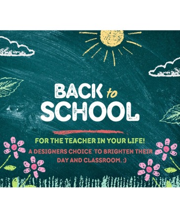 Too Cool For School designers choice, bright and cheery in Owensboro, KY | Ivy Trellis Floral