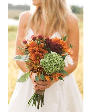Touch of Autumn Bridal Bouquet