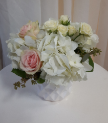 Touch of Blush  Table Arrangement 