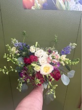 TOUCH OF WILDFLOWERS hand tied prom bouquet /HOMECOMING