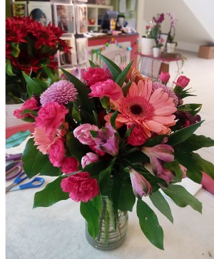 Traces of Pink Vase