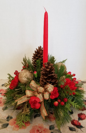 Traditional Christmas arrangement Christmas Centerpiece