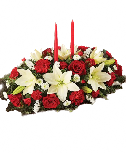 Traditional Christmas  centerpiece 