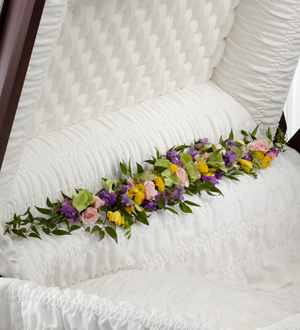 Trail of flowersCasket Adornment by FTD 