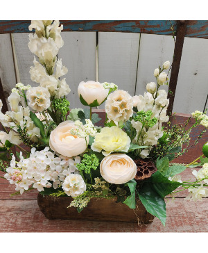 Tranquil Dreams of Cream Permanent Arrangement