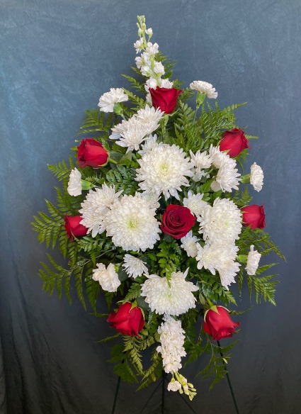 Tranquil Goodbye Spray Arrangement