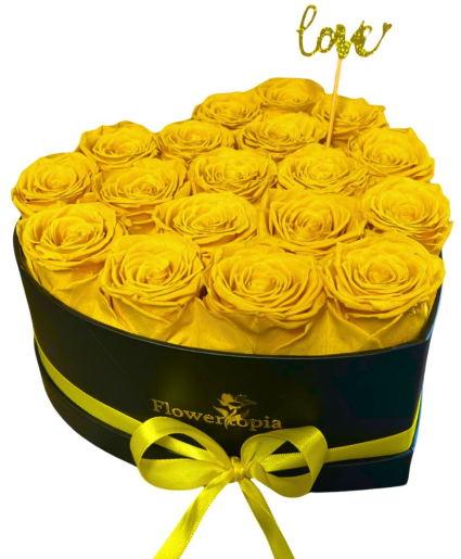 Brighten Love  18 Long-lasting Rose Arrangement 