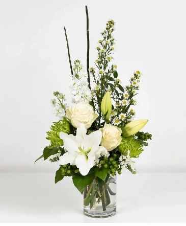 Tranquility Vase Arrangement  in Denison, TX | JUDY'S FLOWER SHOPPE