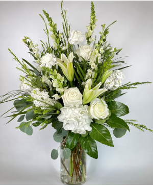 Tranquility Vase Arrangement Clear Cylinder