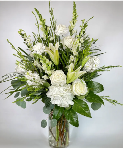 Tranquility Vase Arrangement Clear Cylinder