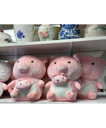 Traveling Pig Stuffed Animal