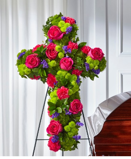 Tribute Rose Cross