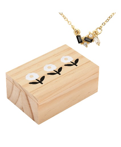 Treasure Box Necklace- Black 
