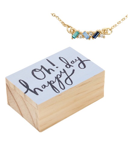 Treasure Box Necklace- Happy Day 