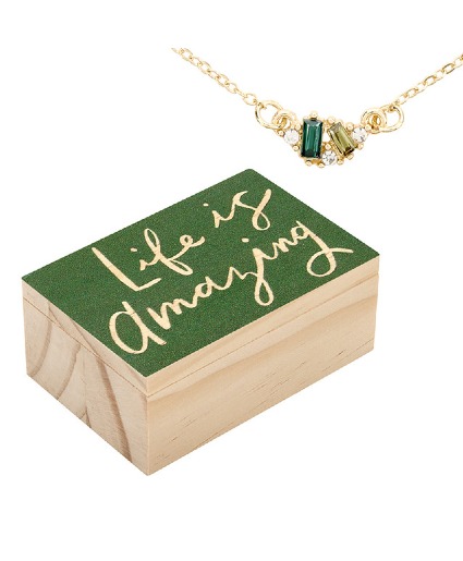 Treasure Box Necklace- Life is Amazing 