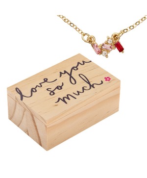 Treasure Box Necklace- Love You 