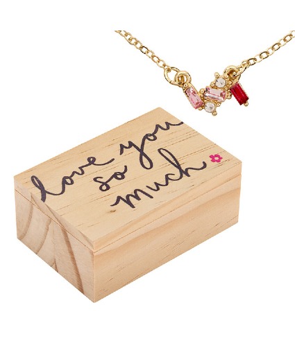 Treasure Box Necklace- Love You 