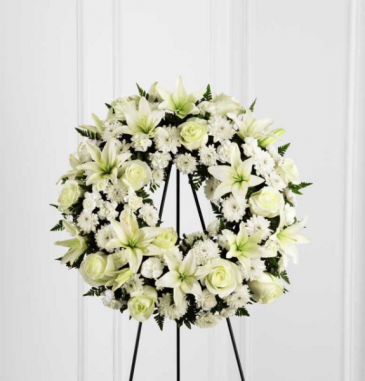 Treasure Tribute Standing Wreath in Las Vegas, NV | Blooming Memory