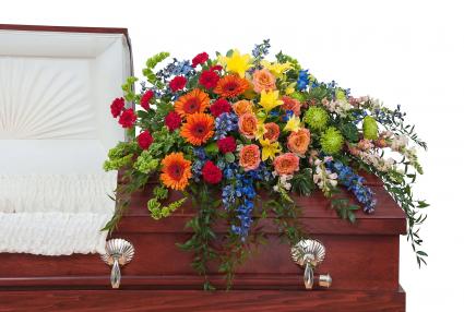 Treasured Celebration Casket Spray 