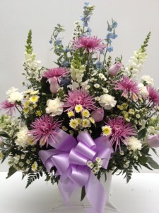 Treasured Memories Basket Arrangement Funeral Flowers